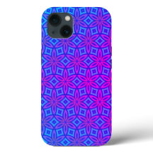 Kaleidoscope bleu violet Motif Boho