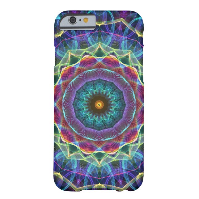 Coques Case-Mate iPhone Kaléidoscope centripète de fleur (Dos)