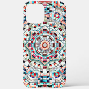 Case-Mate iPhone Case Kaléidoscope coloré de tuiles à texture rugueuse