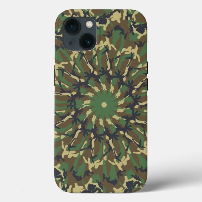 Coques Case-Mate iPhone Kaléidoscope de champignon Woodland (Verso)