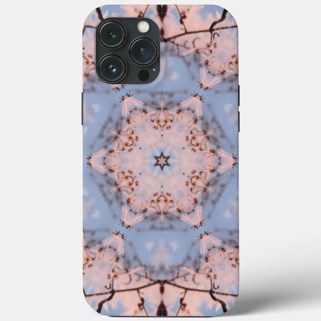 Coques Case-Mate iPhone Kaleidoscope Matin Bleu & Frost Rose (Verso)