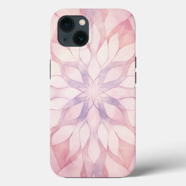 Coques Case-Mate iPhone Kaleidoscope rose (Verso)