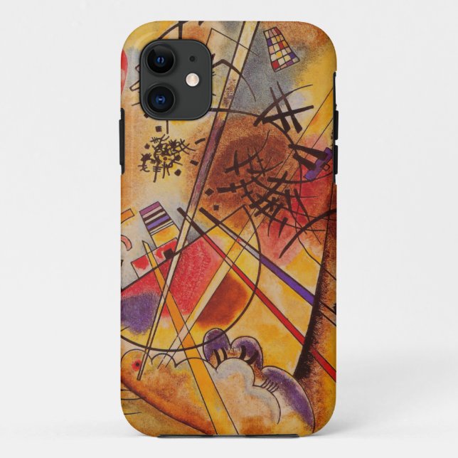 Coques Case-Mate iPhone Kandinsky Brown jaune bleu rouge (Dos)