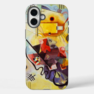 Coques iPhone 16 Plus Kandinsky jaune bleu