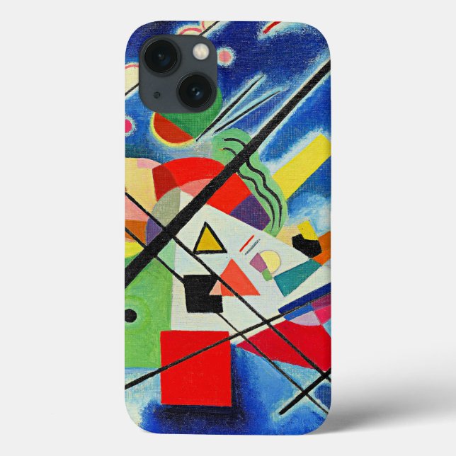 Coques Case-Mate iPhone Kandinsky - Peinture Bleue, (Verso)
