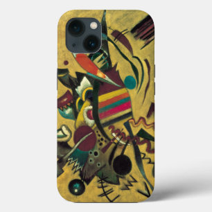 iPhone 13 Case Kandinsky Points Peinture en toile Abstraite