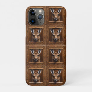 Case-Mate iPhone Case Kangaroo en bois 3D australien