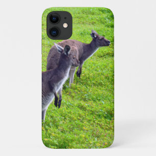 Case-Mate iPhone Case Kangaroos australiens gris-sauvage,