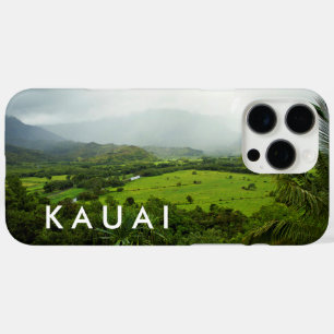 Coques iPhone 16 Pro Max Kauai, Hawaii Hills Paysage Scène avec texte