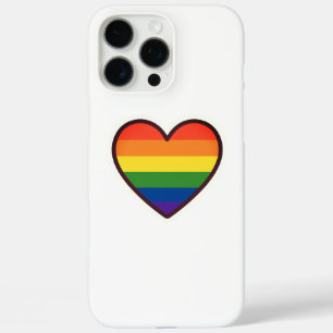 Coques iPhone 16 Pro Max Kawaii LGBTQ+ Pride Coeur