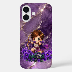 Coques iPhone 16 Kawaii Neos Zodiaque Sagittaire