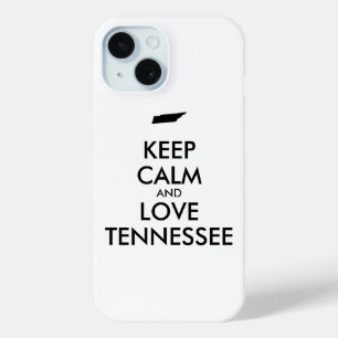 Coque Pour iPhone 15 KEEP CALM et LOVE TENNESSEE
