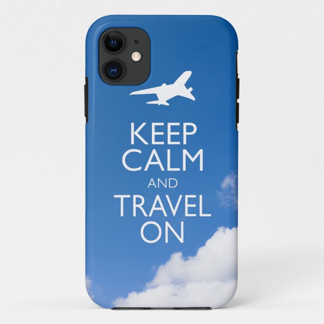COQUES Case-Mate iPhone KEEP CALM ET TRAVEL (Dos)