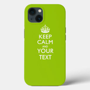 Case-Mate iPhone Case KEEP CALM personnalisé et votre texte