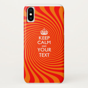 Case-Mate iPhone Case KEEP CALM personnalisé et votre texte