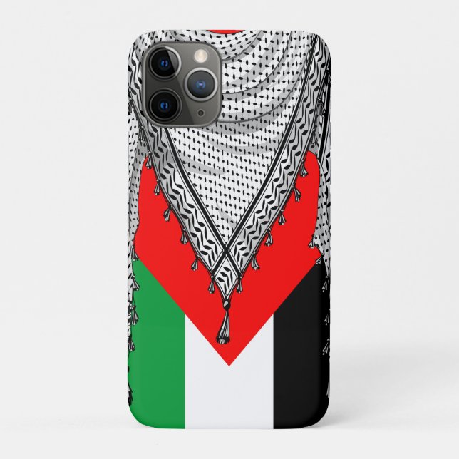 Coques Case-Mate iPhone Keffiyeh Écharpe palestinienne tissu traditionnel (Dos)