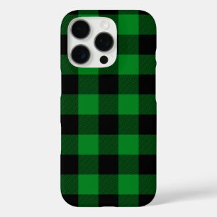 Coques iPhone 16 Pro Kelly Green Buffalo carreau