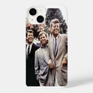 Coque Pour iPhone 14 Kennedy Brothers, président John, Robert & Ted