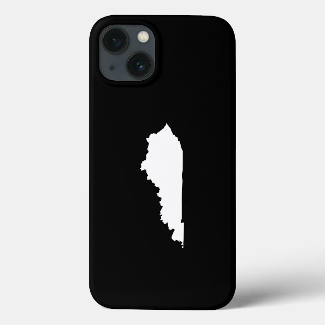 Coques Case-Mate iPhone Kentucky en blanc et noir (Verso)