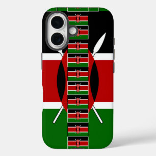 Coques iPhone 16 Kenya noir vert