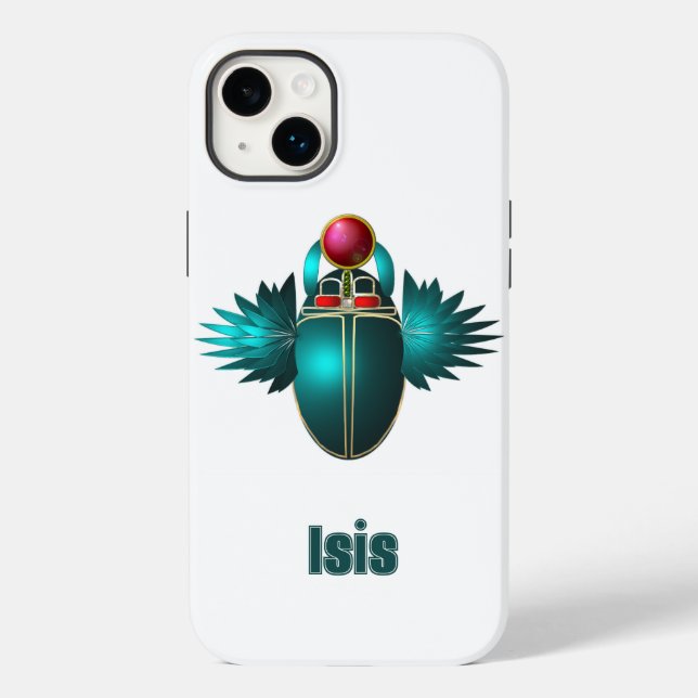 Coques Case-Mate iPhone Kherpi Dieu de la Levante, Personnalisé (Verso)