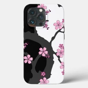 Case-Mate iPhone Case Kimono japonais Sakura noir et blanc
