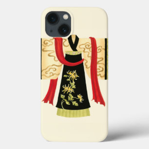 Etui iPhone 13 Kimono japonais traditionnel avec l'impression