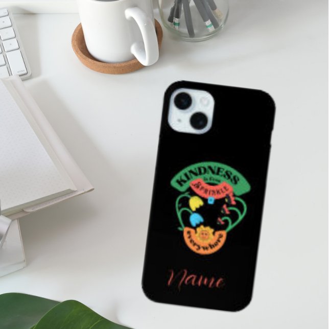 COQUES Case-Mate iPhone KINDNESS EST LIBRE AFFIRMATION STYLE RÉTRO (KINDNESS IS FREE AFFIRMATION RETRO STYLE Case-Mate iPhone CASE)
