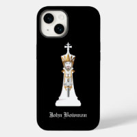 King d'échecs blanc / Nom personnalisé