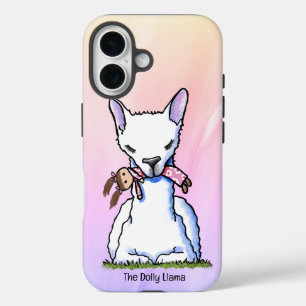 Coques iPhone 16 KiniArt Dolly Llama