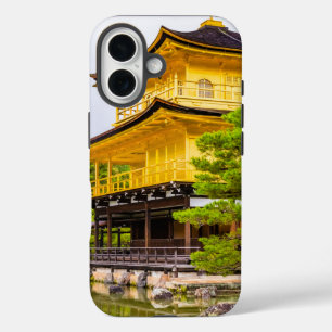 Coques iPhone 16 Kinkaku-ji, pavillon doré, Kyoto