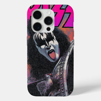 Coque iPhone 15 Pro KISS 1970s Heavy Metal Band
