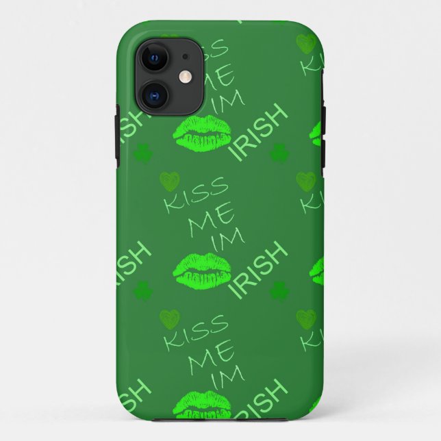 Coques Case-Mate iPhone Kiss Me Im Irish (Dos)