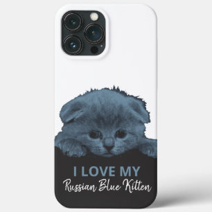 Case-Mate iPhone Case Kitten bleu russe