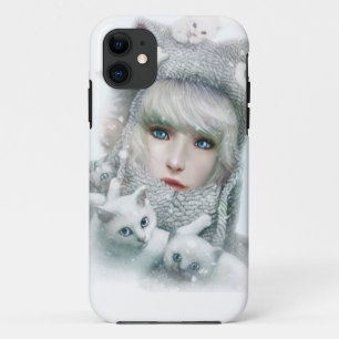 Coque iPhone 11 Kitten Winter