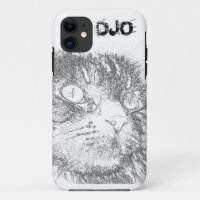 Kitty personnalisé font face au contour