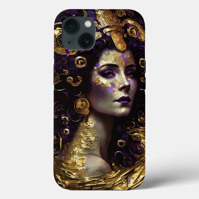 Coques Case-Mate iPhone Klimt Inspirée de la déesse de la reine Coque-coqu (Verso)