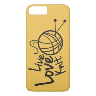 Coque iPhone 7 Plus Knit vivant | d'amour tricotant