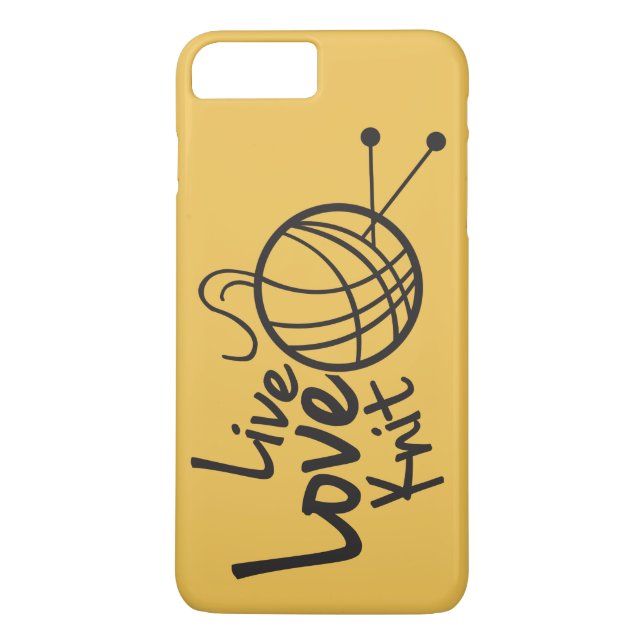 Coques Case-Mate iPhone Knit vivant | d'amour tricotant (Dos)