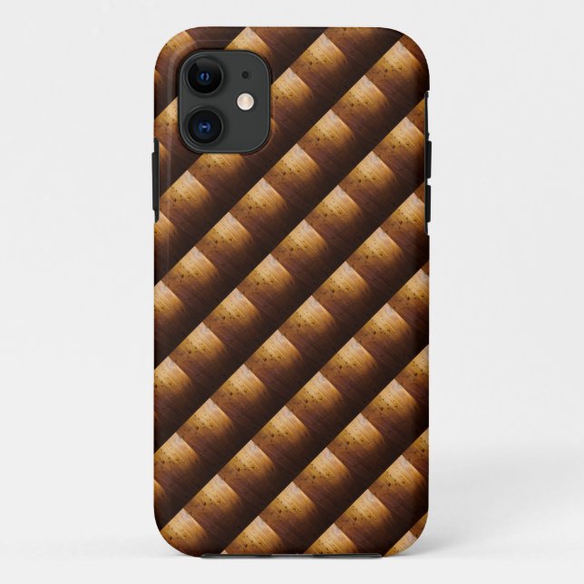 Coques Case-Mate iPhone Knotty Pine Wood Look Photographie Art (Dos)