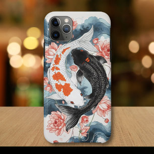 Case-Mate iPhone Case Koi Fish Yin Yang Lotus Art