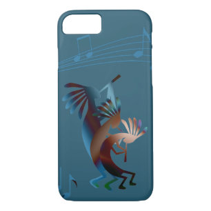 Case-Mate iPhone Case Kokopelli Southwest Music Turquoise