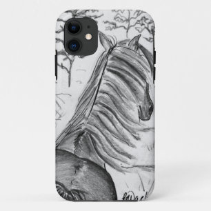 Coque iPhone 11 La beauté des chevaux No.1