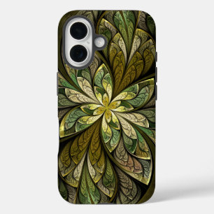 Coques iPhone 16 La Chanteuse Vert Verre Abstrait