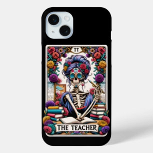 Coque iPhone 15 Mini La Collection de Cartes de Tarot de l'Enseignant