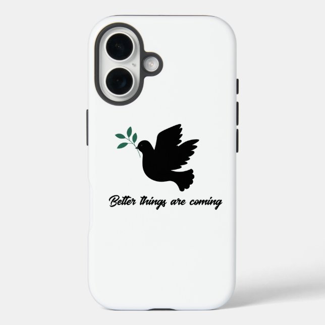 Coques Case-Mate iPhone "La colombe pleine d'espoir : De meilleures choses (Verso)