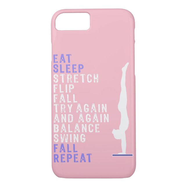 Coques Case-Mate iPhone La conception fraîche de gymnastique de filles (Dos)