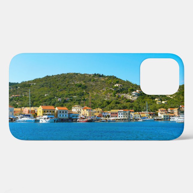 Coques Case-Mate iPhone La côte portuaire d'Antipaxos (Verso (horizontal))