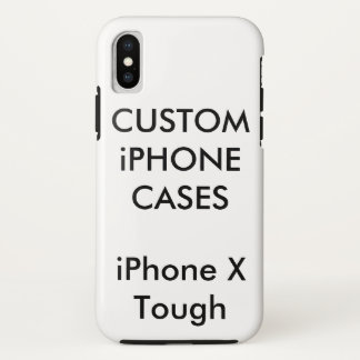 Coque iPhone X La coutume a personnalisé la caisse dure dure de