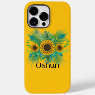 Coque Pour Pour iPhone 14 Pro Max La déesse d'Oshun Tournesols